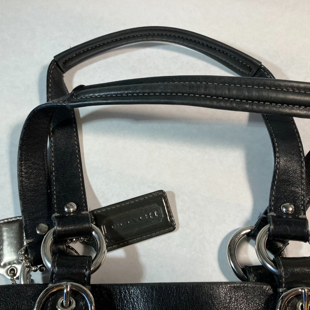 Awesome Black REAL Coach Purse - Picture 5 of 7